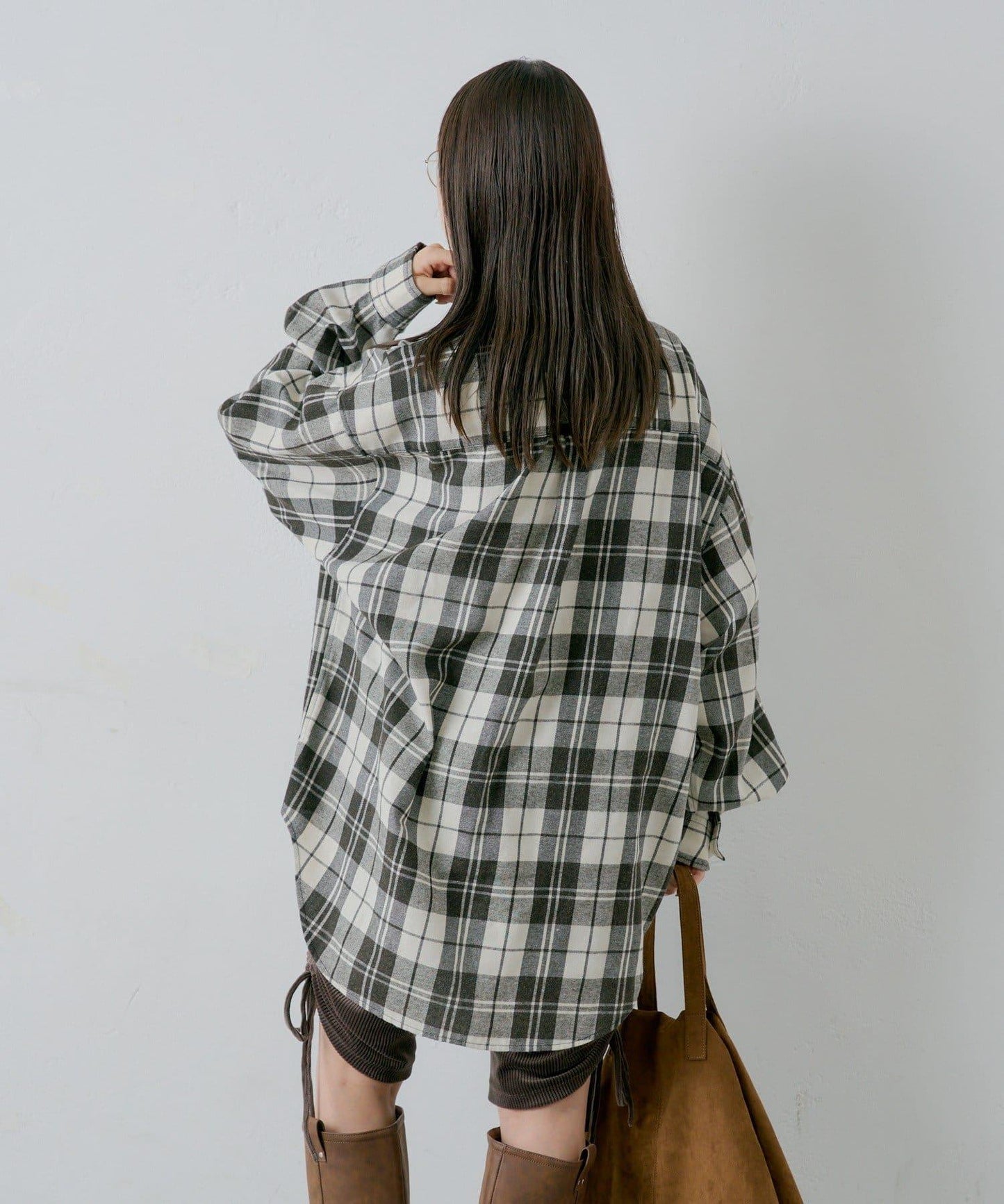 【WHIMSIC】酸洗法法蘭絨格子襯衫