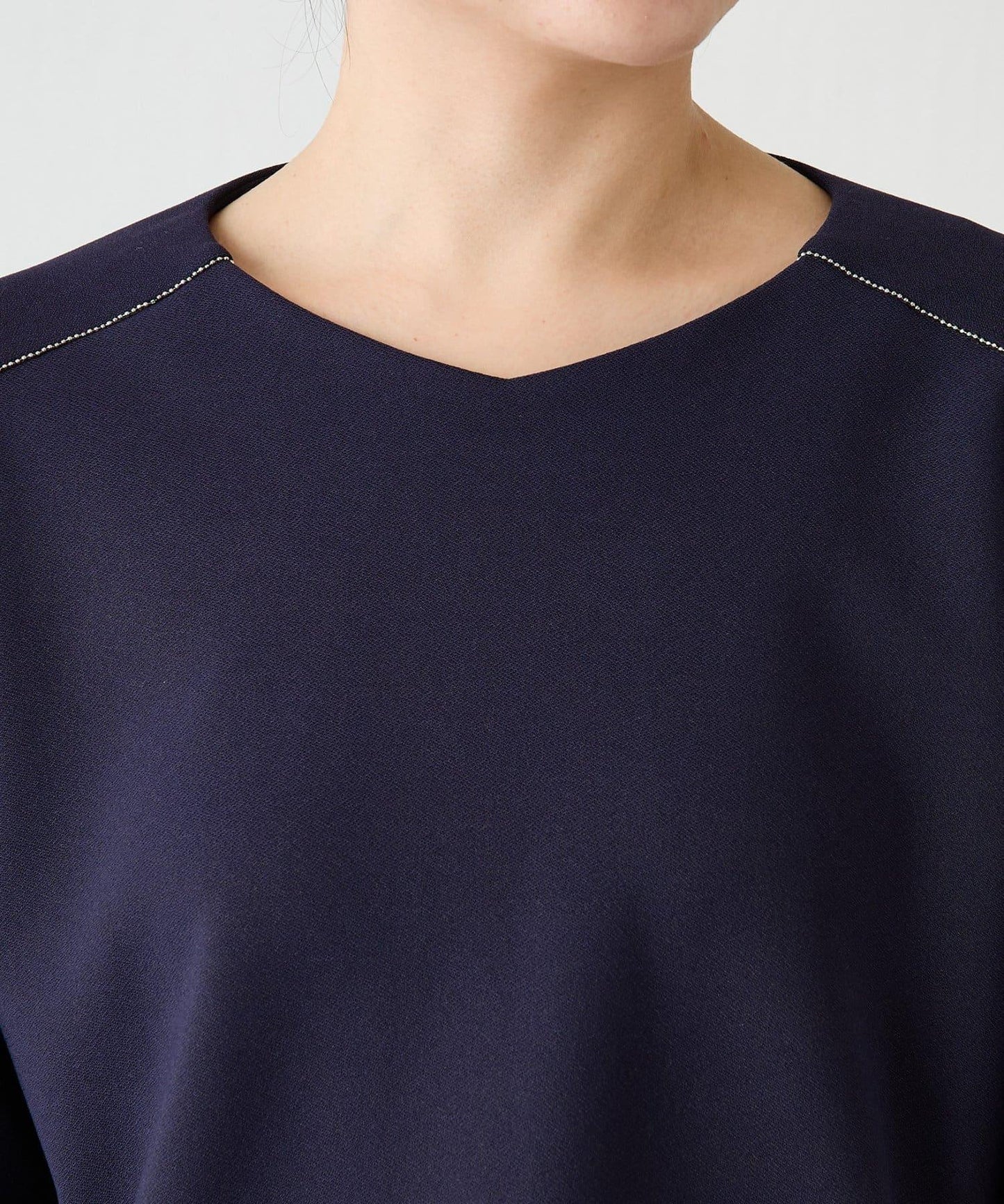 【適合正式場合◎】珠飾線條剪裁套裝/禮服