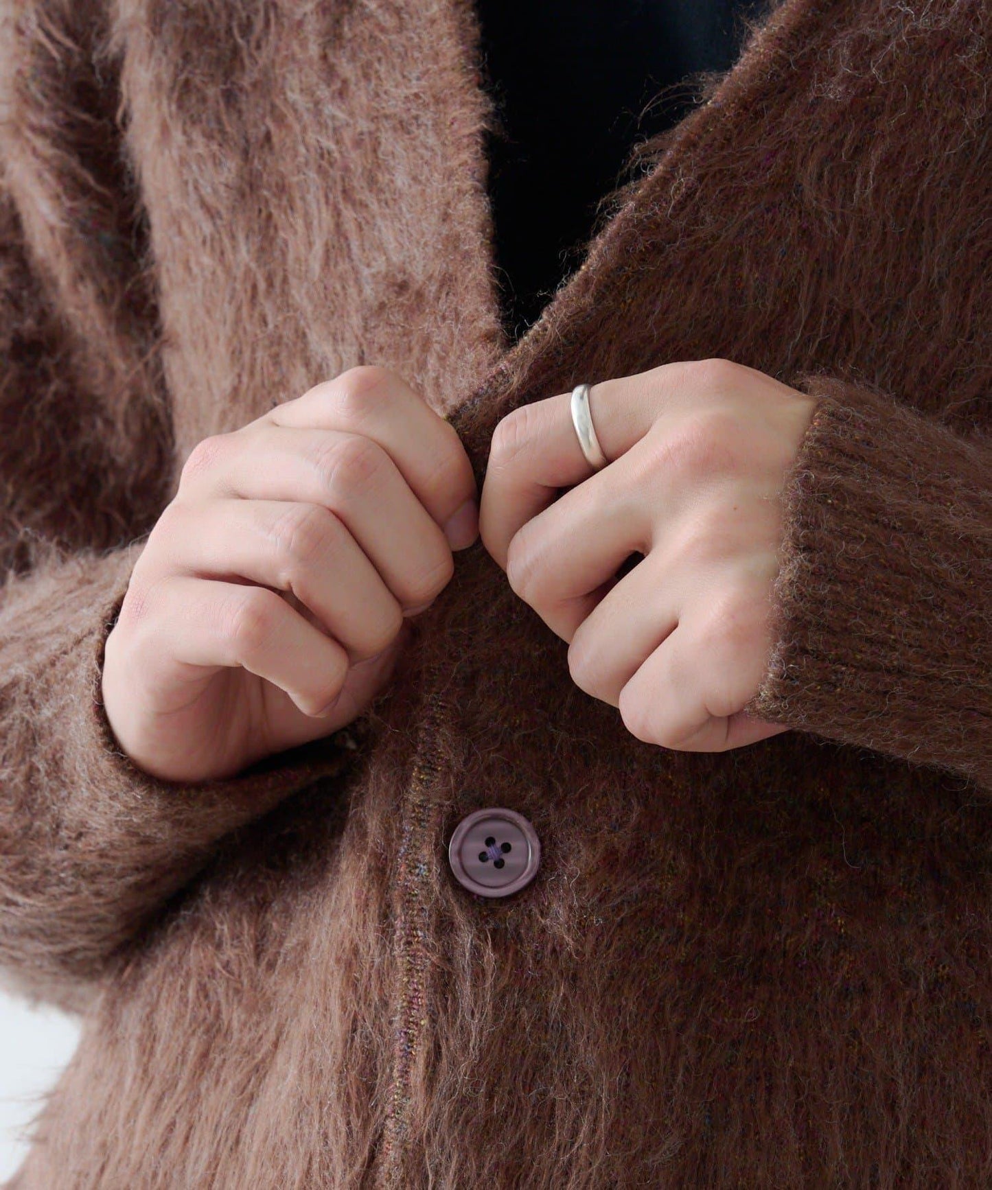 【Kastane】長毛針織開衫