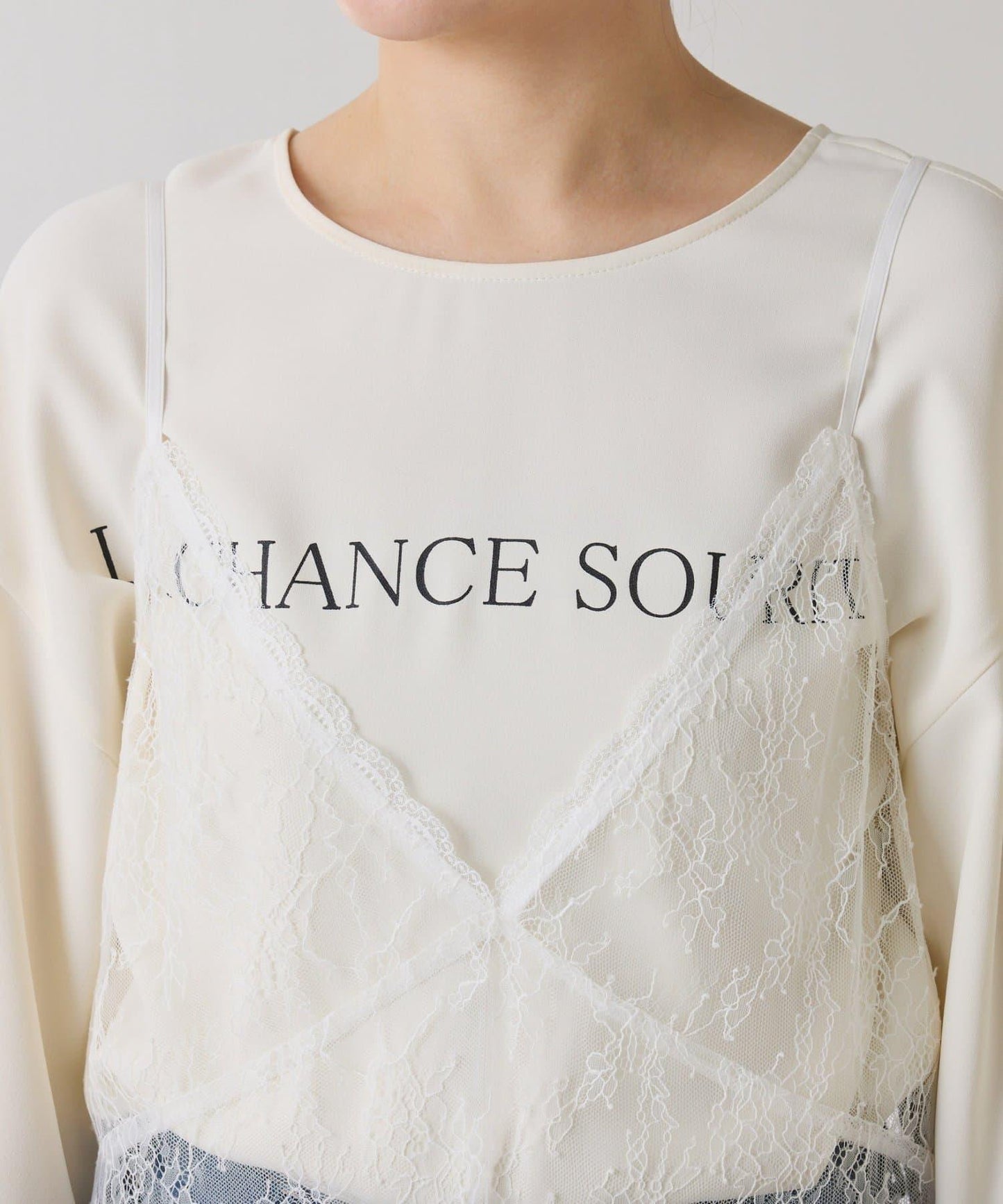 【前後兩穿】2WAY蕾絲吊帶連衣裙/疊穿單品