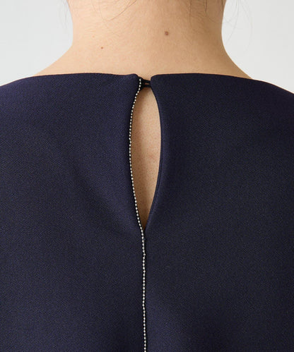 【適合正式場合◎】珠飾線條剪裁套裝/禮服