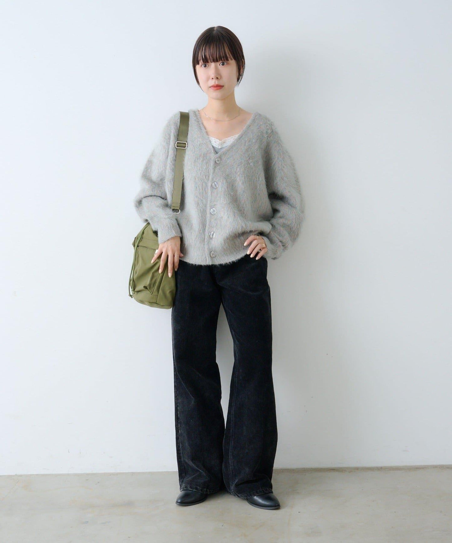 【Kastane】長毛針織開衫