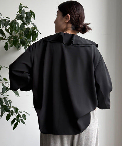 【WEB限定】ピコフリルカラーブラウス