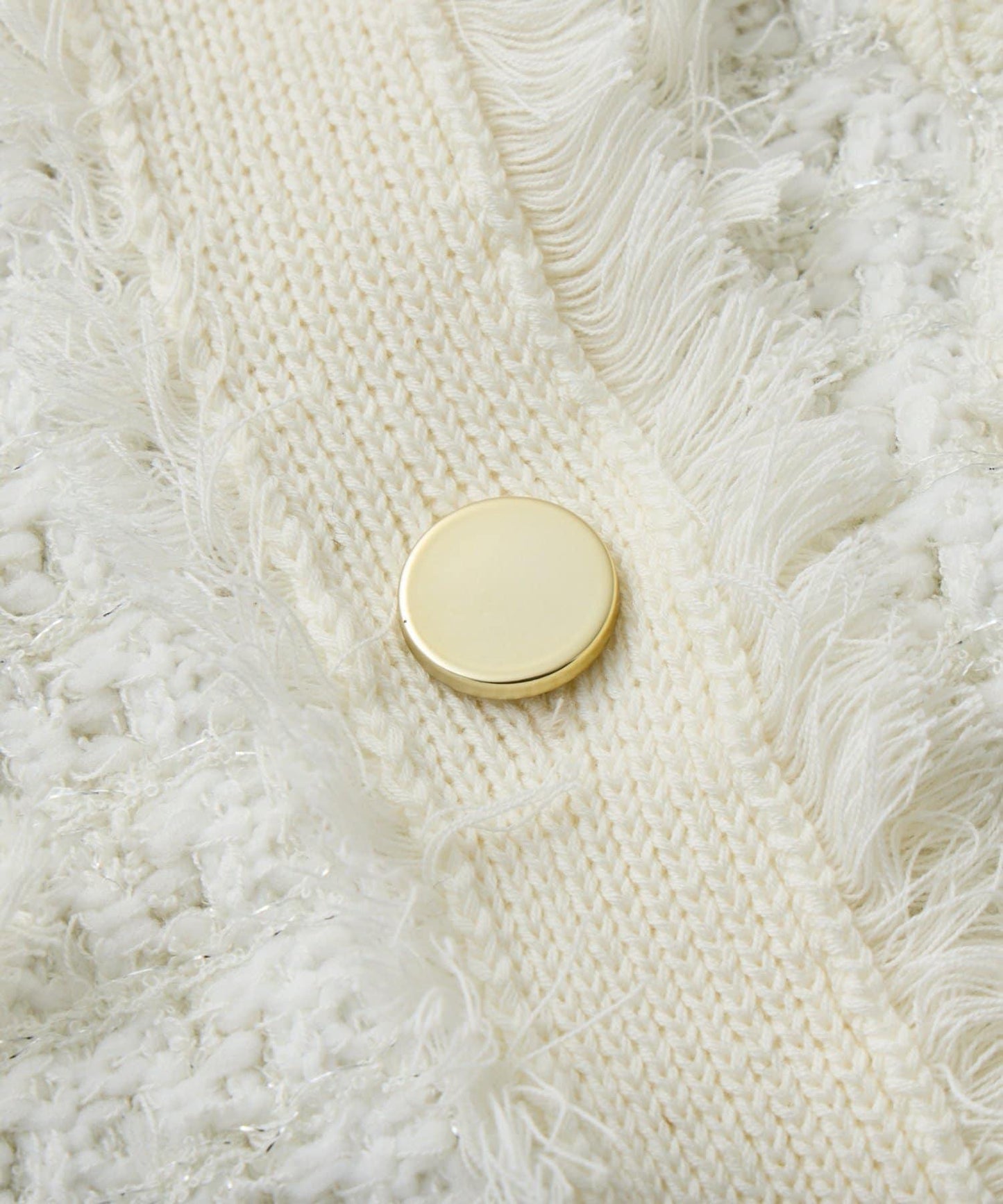 ファンシーツイードニットミニワンピース