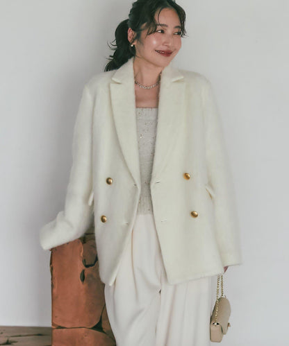 スパンコールモヘアビスチェ