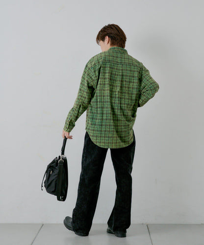 【WHIMSIC】酸洗法法蘭絨格子襯衫