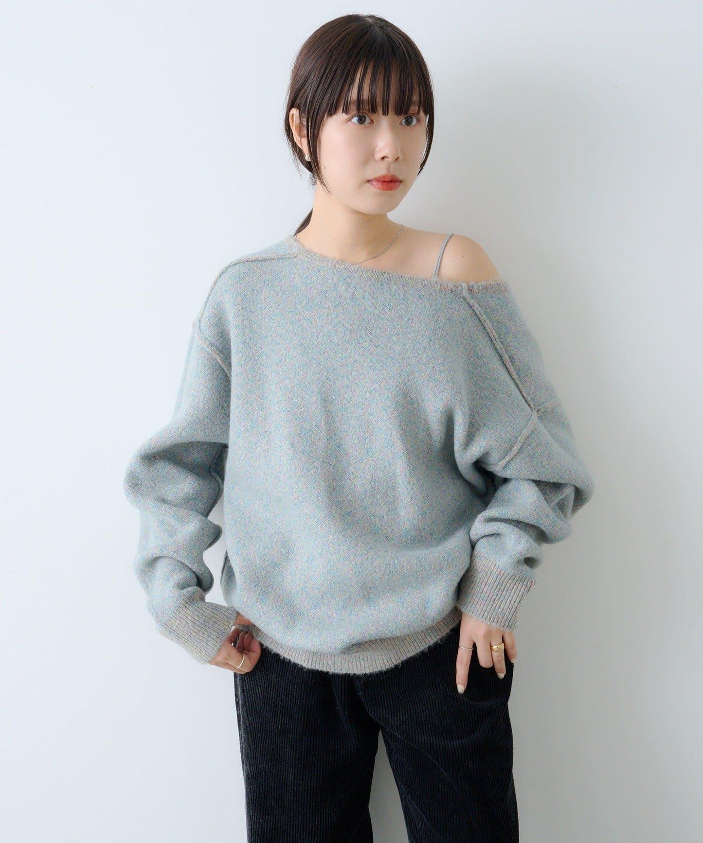 【Kastane】長毛針織開衫