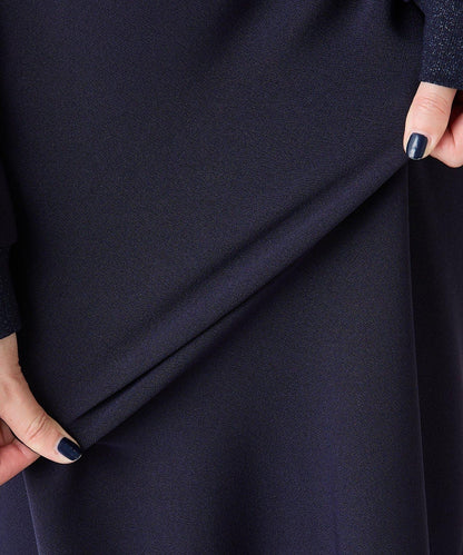 【適合正式場合◎】珠飾線條剪裁套裝/禮服