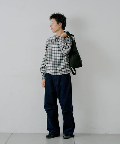 【WHIMSIC/2尺碼可選】短款法蘭絨格子襯衫