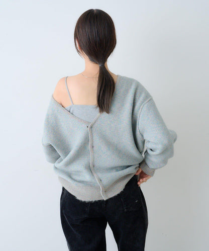 【Kastane】長毛針織開衫