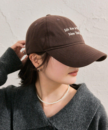 桃子圖案刺繡棒球帽