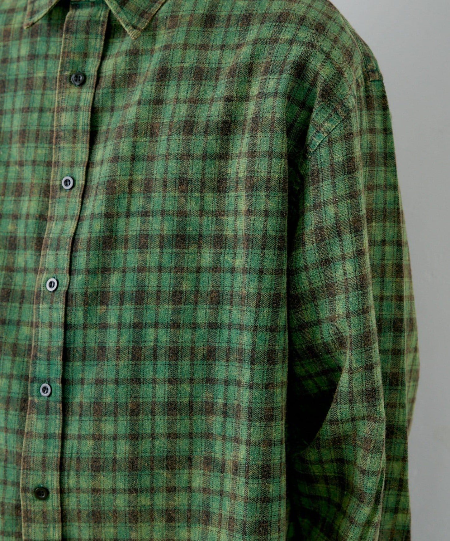 【WHIMSIC】酸洗法法蘭絨格子襯衫