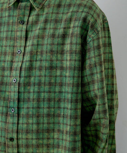 【WHIMSIC】酸洗法法蘭絨格子襯衫