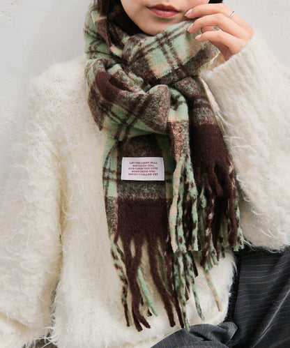 格紋圍巾