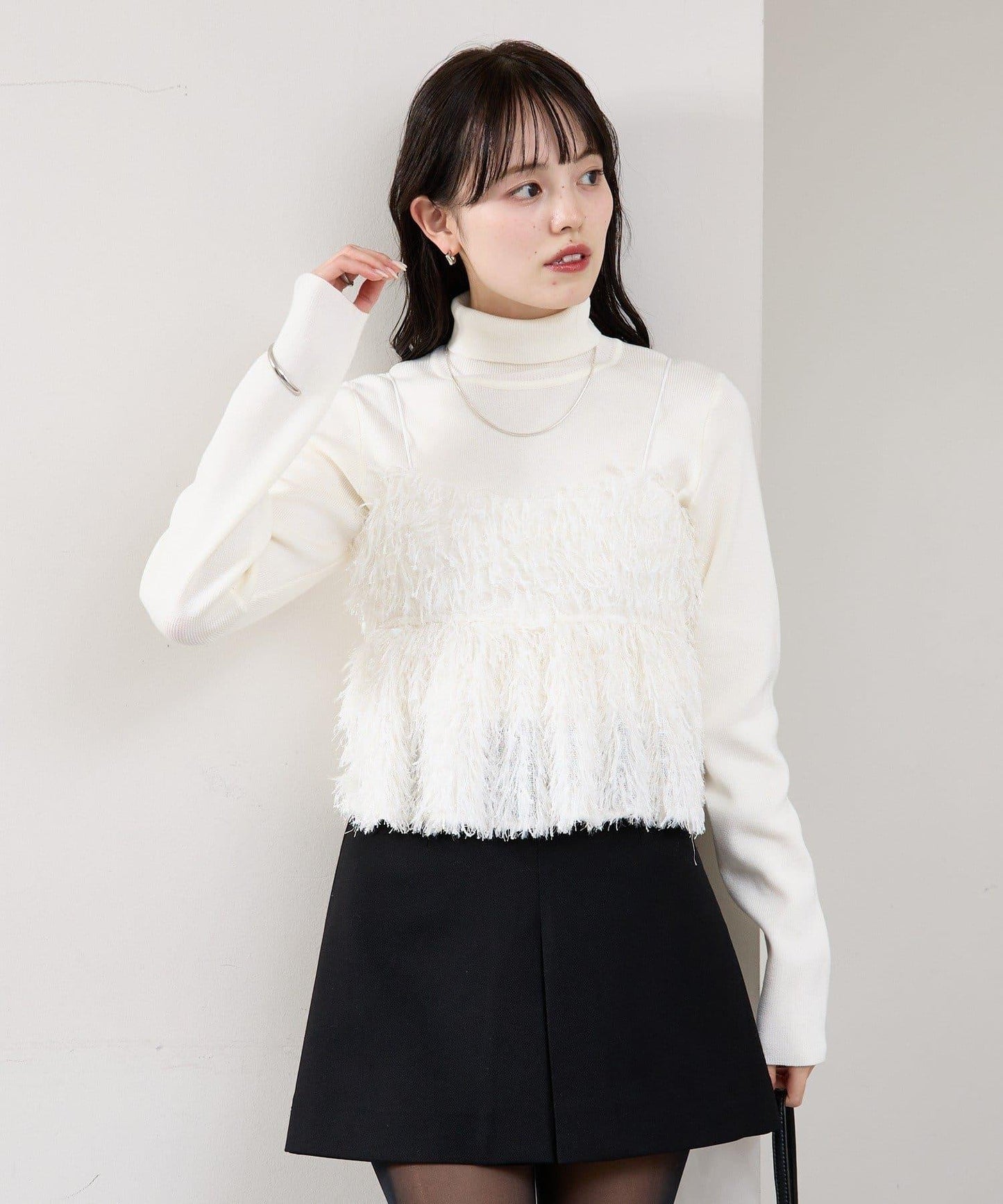 フェザーフリンジ キャミビスチェ