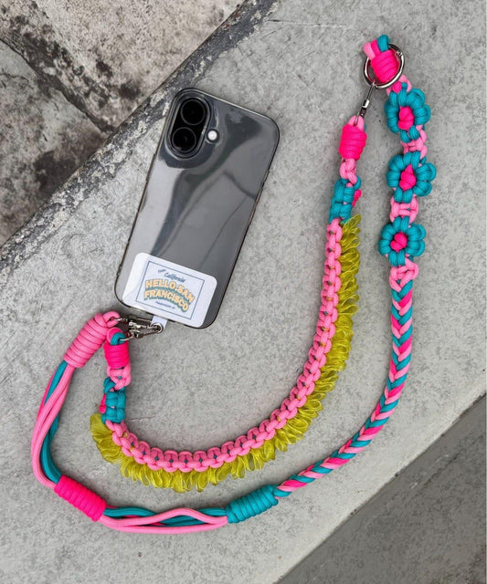 ★【HELLO.SANFRANCISCO/ハローサンフランシスコ】2wayカラフルコードスマホショルダー