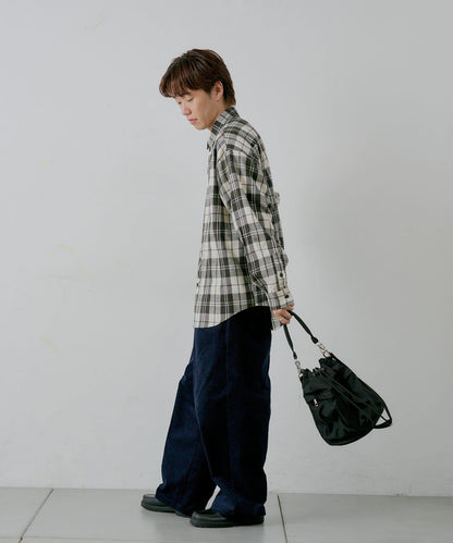 【WHIMSIC】酸洗法法蘭絨格子襯衫