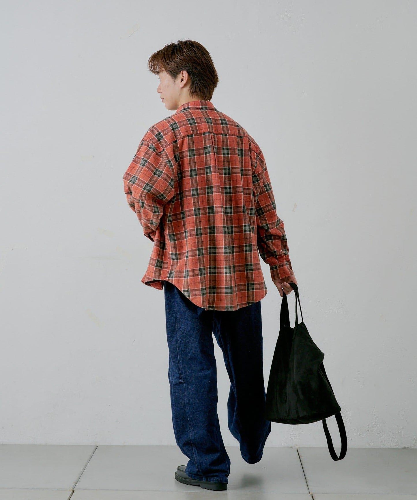 【WHIMSIC】酸洗法法蘭絨格子襯衫