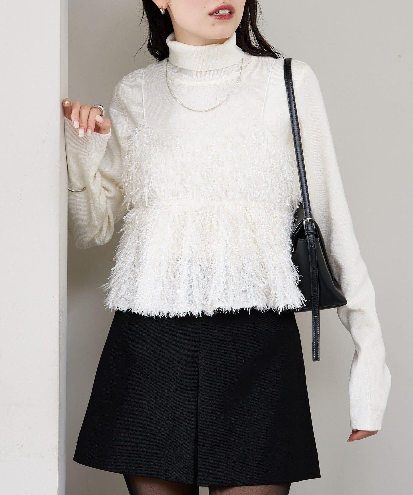 フェザーフリンジ キャミビスチェ