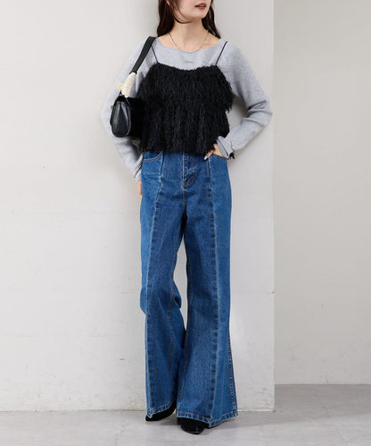 フェザーフリンジ キャミビスチェ