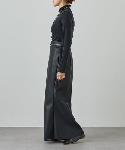 透視高領針織衫