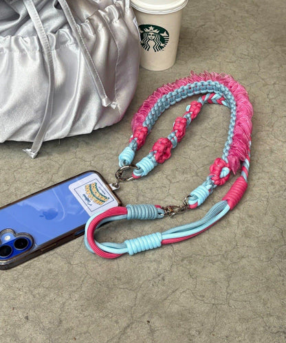 ★【HELLO.SANFRANCISCO/ハローサンフランシスコ】2wayカラフルコードスマホショルダー