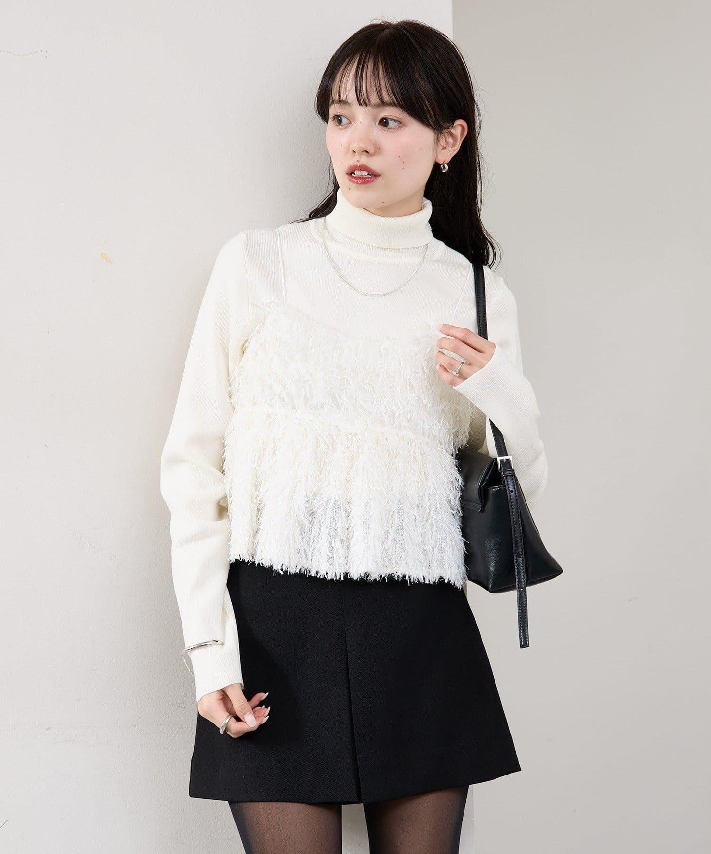 フェザーフリンジ キャミビスチェ