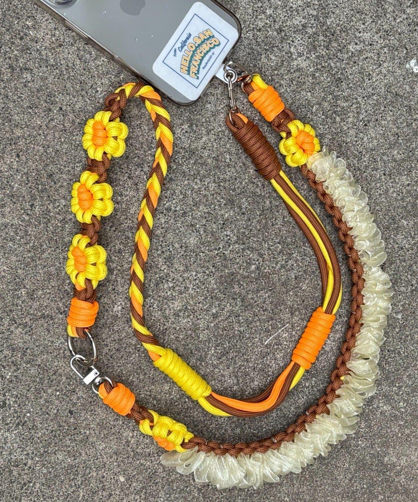 ★【HELLO.SANFRANCISCO/ハローサンフランシスコ】2wayカラフルコードスマホショルダー