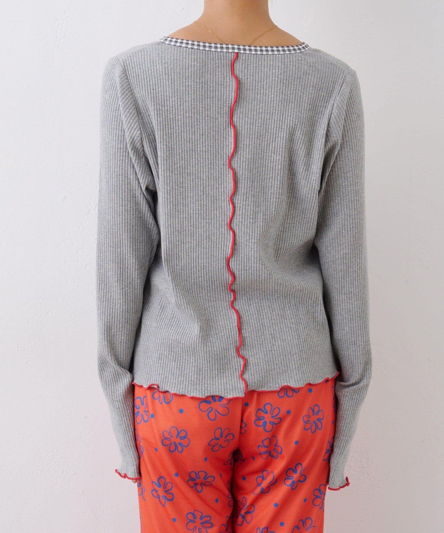 ★【HELLO.SANFRANCISCO/ハローサンフランシスコ】拼接印花上衣