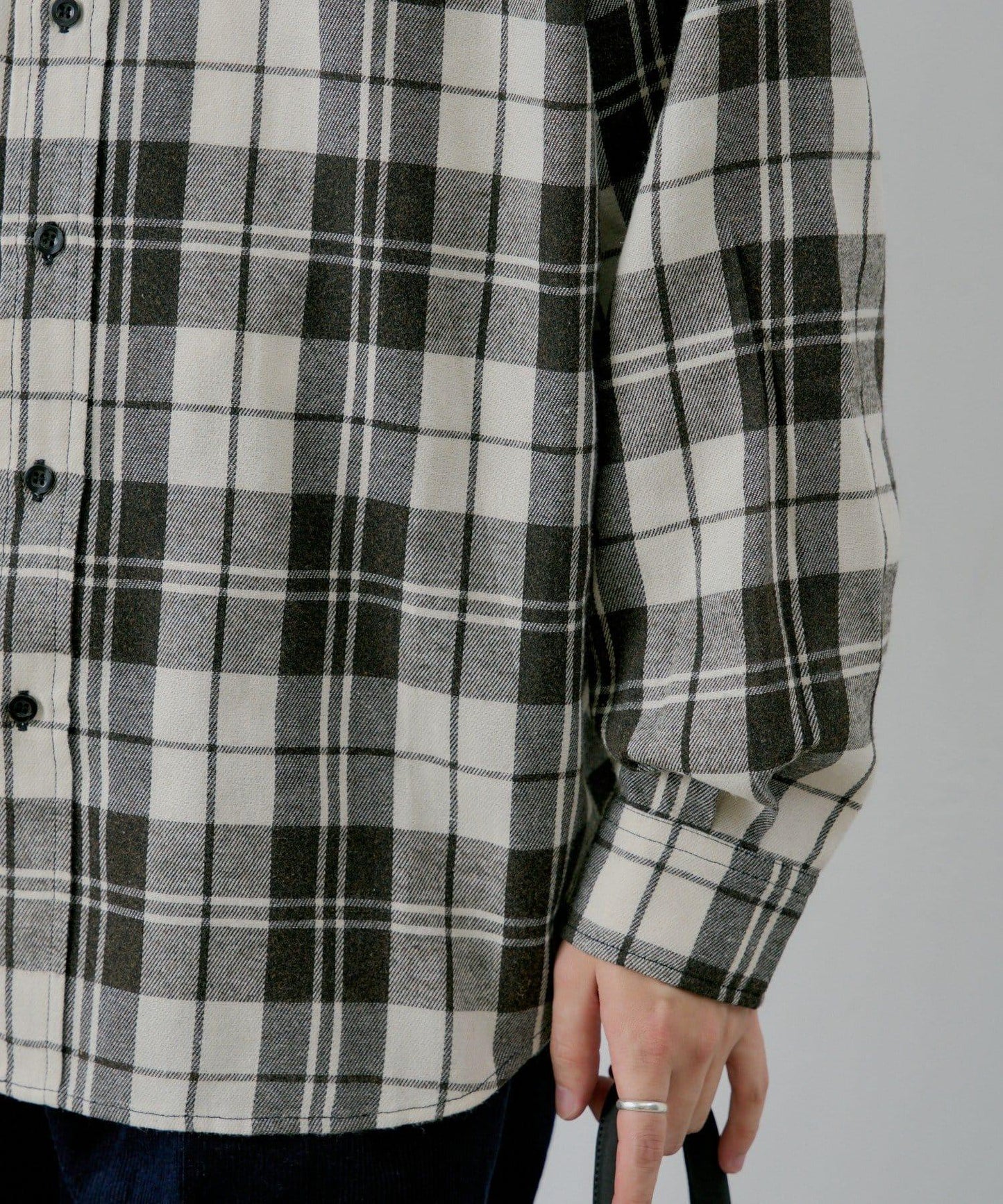 【WHIMSIC】酸洗法法蘭絨格子襯衫