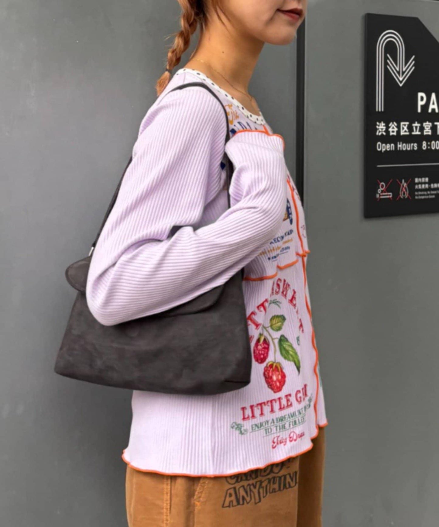 ★【HELLO.SANFRANCISCO/ハローサンフランシスコ】拼接印花上衣