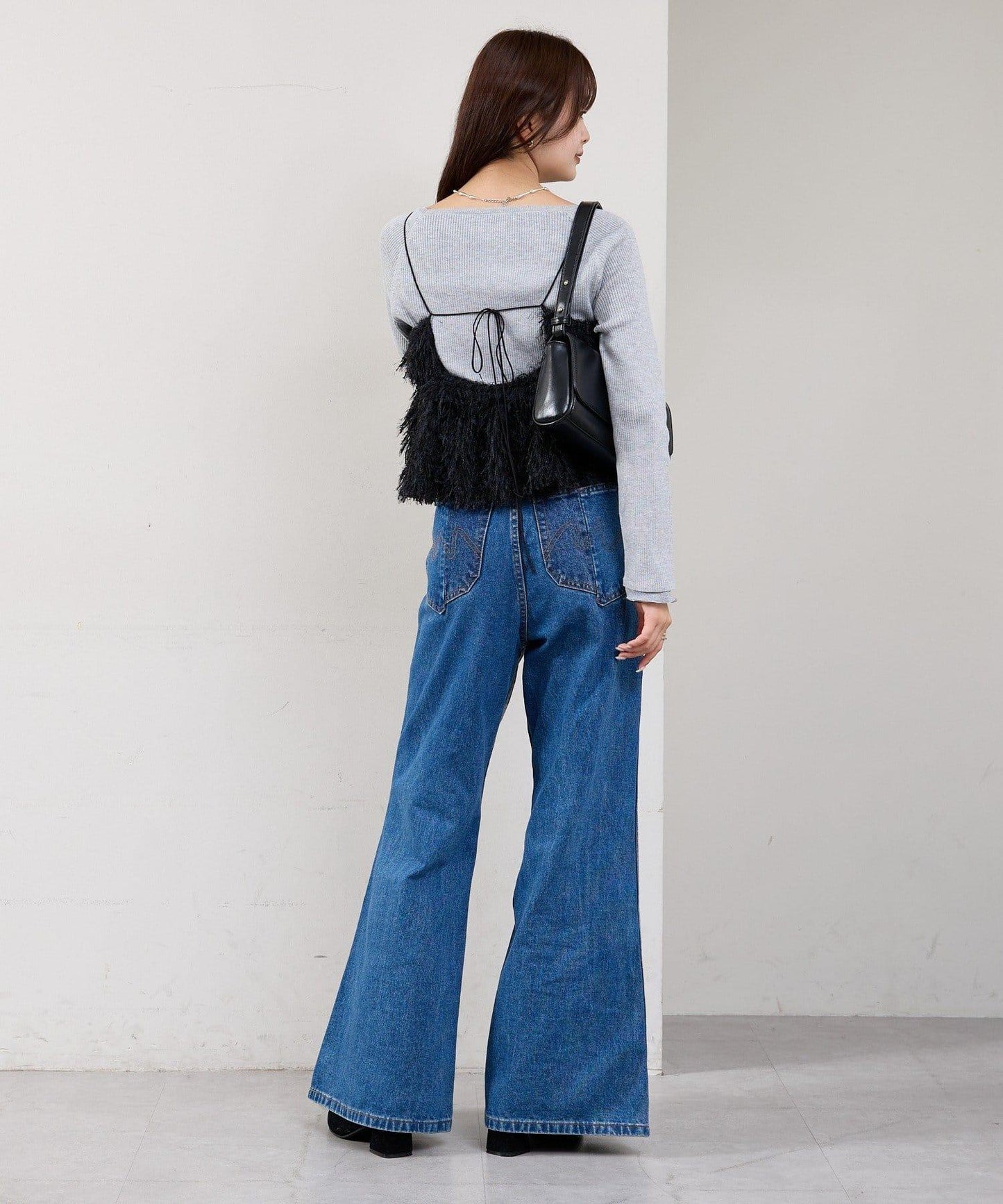 フェザーフリンジ キャミビスチェ