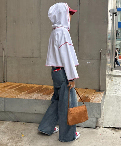 ★【HELLO.SANFRANCISCO/ハローサンフランシスコ】連帽印花衛衣