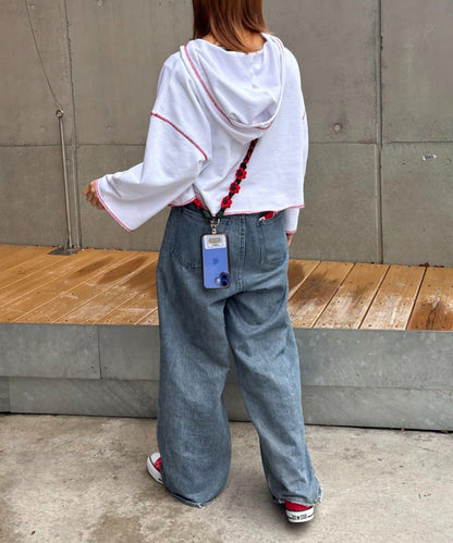 ★【HELLO.SANFRANCISCO/ハローサンフランシスコ】2wayカラフルコードスマホショルダー