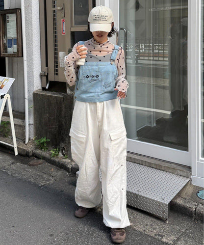 ★【HELLO.SANFRANCISCO/ハローサンフランシスコ】メッセージロゴ刺繍リボンキャップ