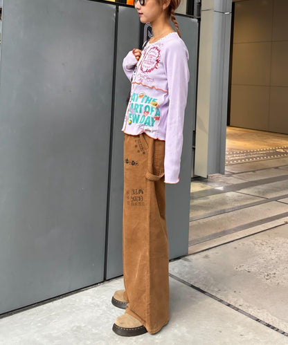 ★【HELLO.SANFRANCISCO/ハローサンフランシスコ】拼接印花上衣