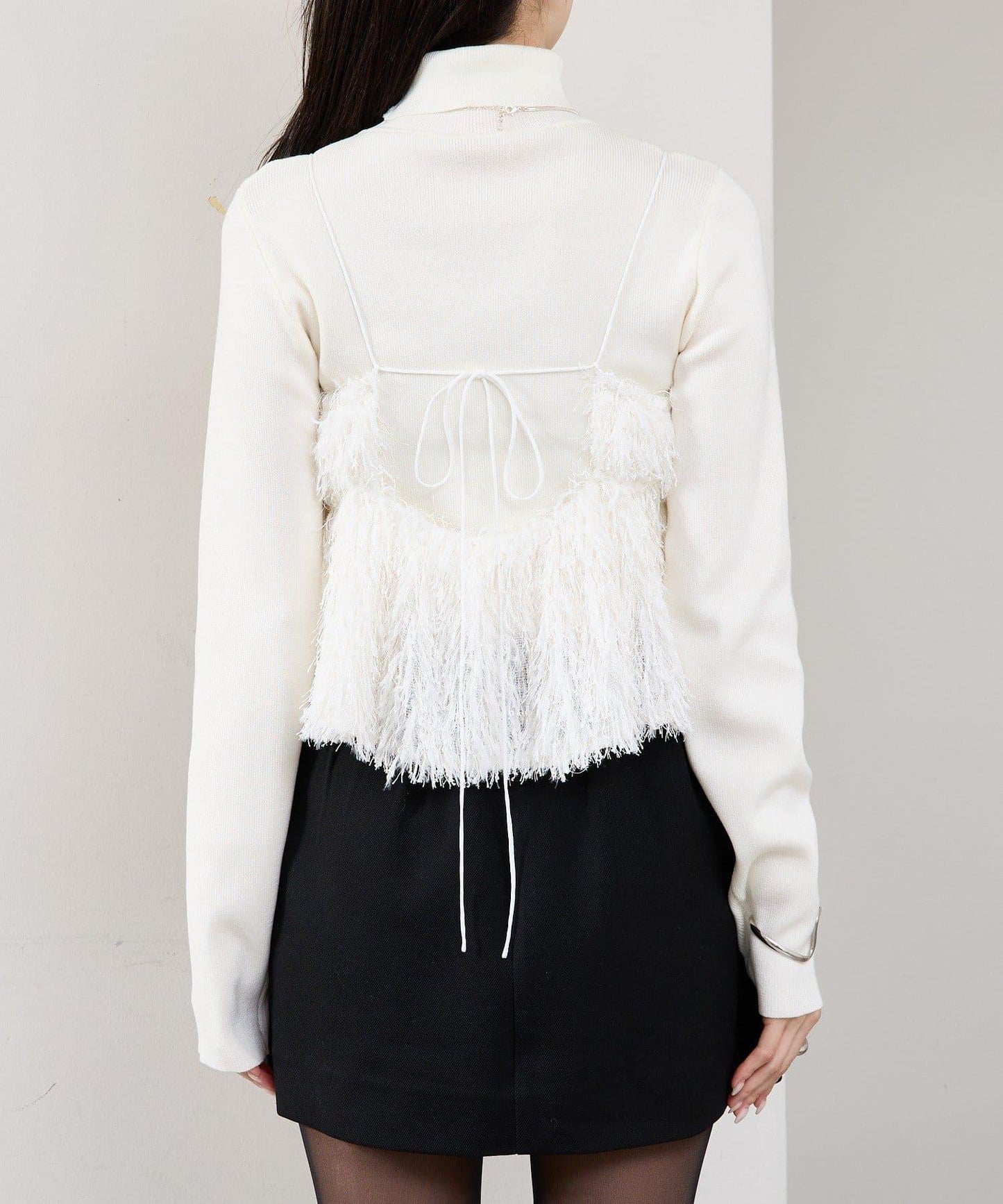 フェザーフリンジ キャミビスチェ