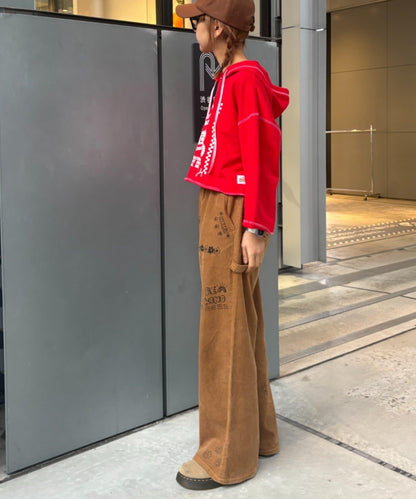 ★【HELLO.SANFRANCISCO/ハローサンフランシスコ】連帽印花衛衣