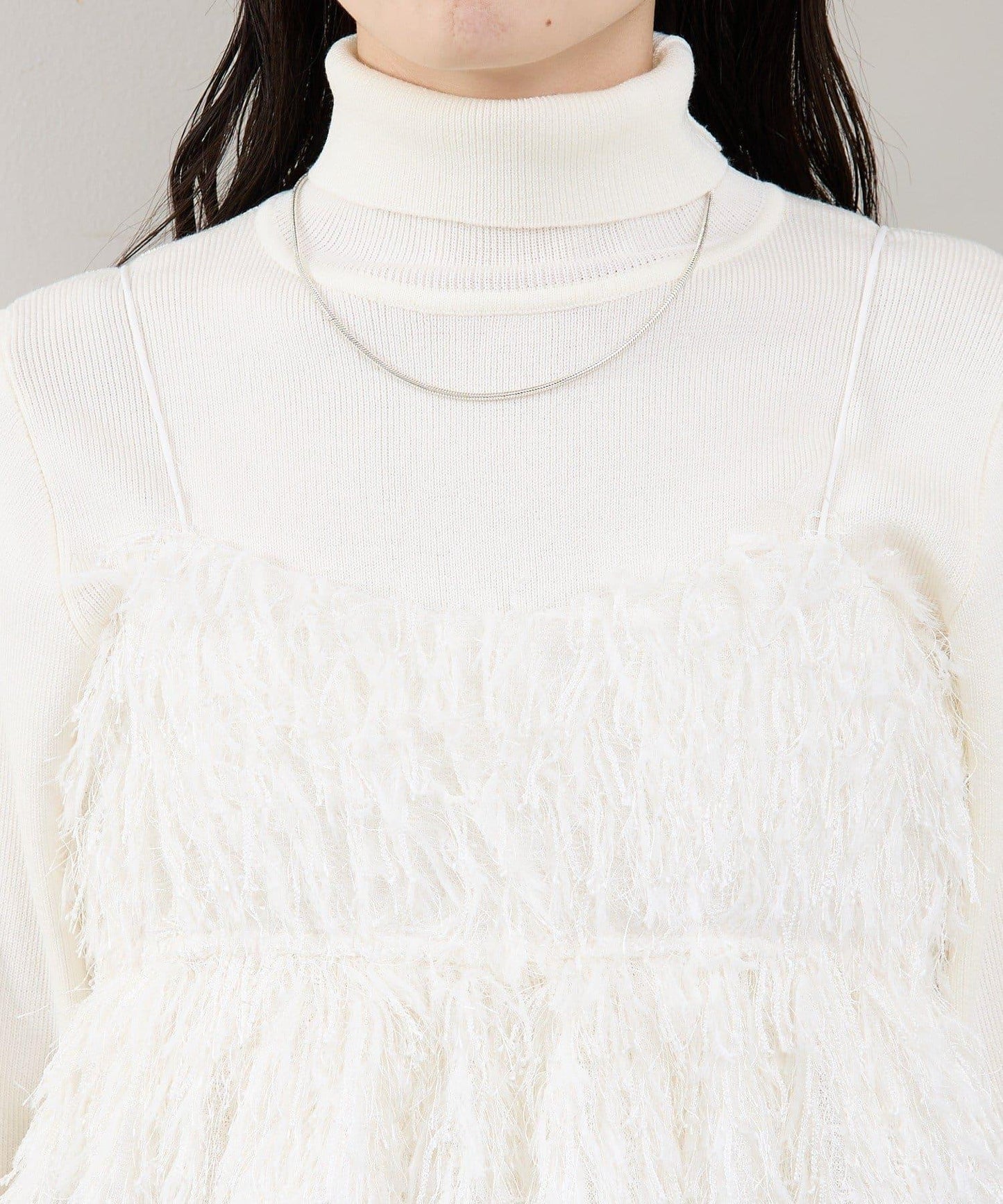 フェザーフリンジ キャミビスチェ