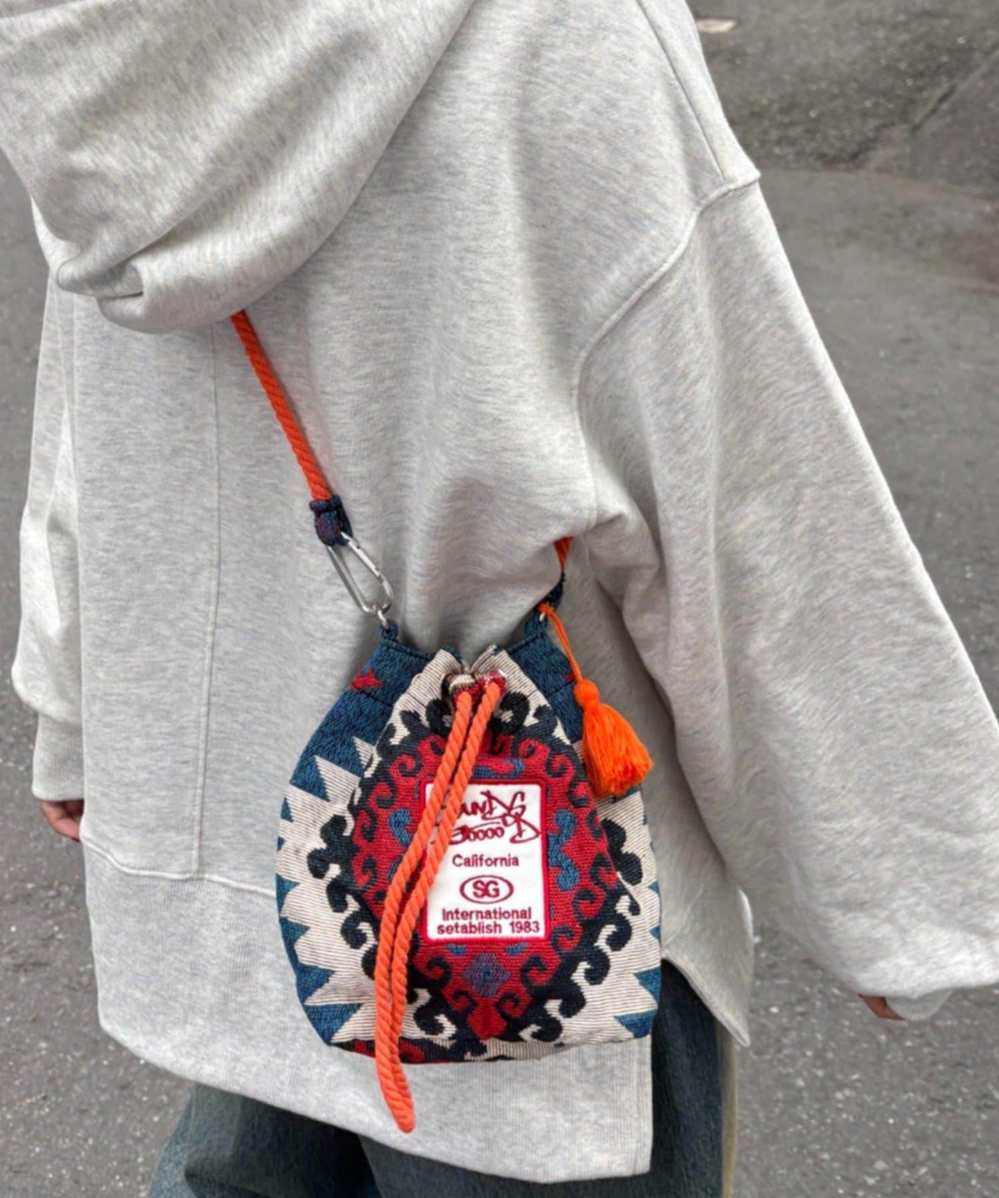 【SOUNDSGOOOOD】ゴブラン巾着バッグ