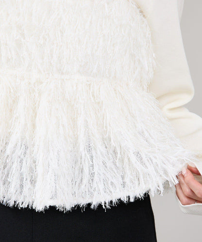 フェザーフリンジ キャミビスチェ