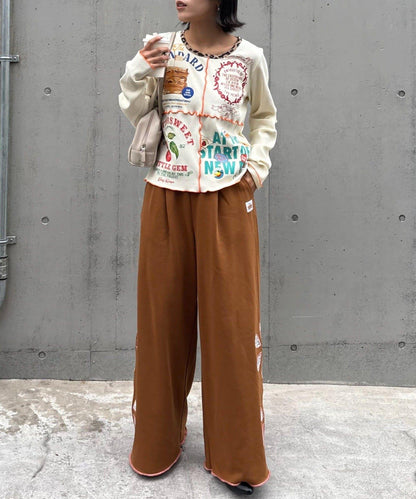 ★【HELLO.SANFRANCISCO/ハローサンフランシスコ】拼接印花上衣