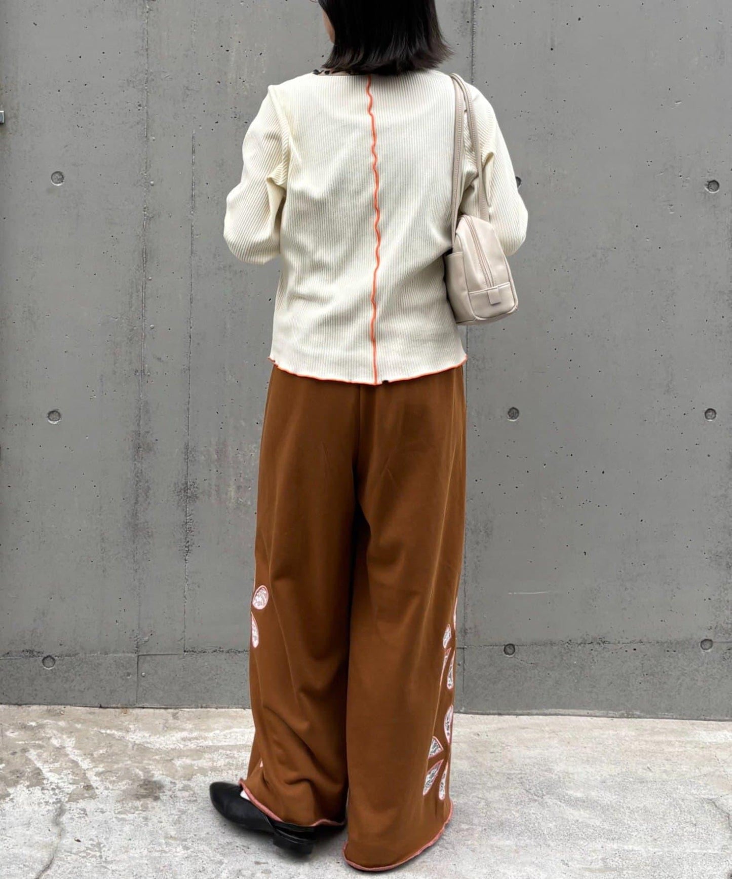 ★【HELLO.SANFRANCISCO/ハローサンフランシスコ】拼接印花上衣