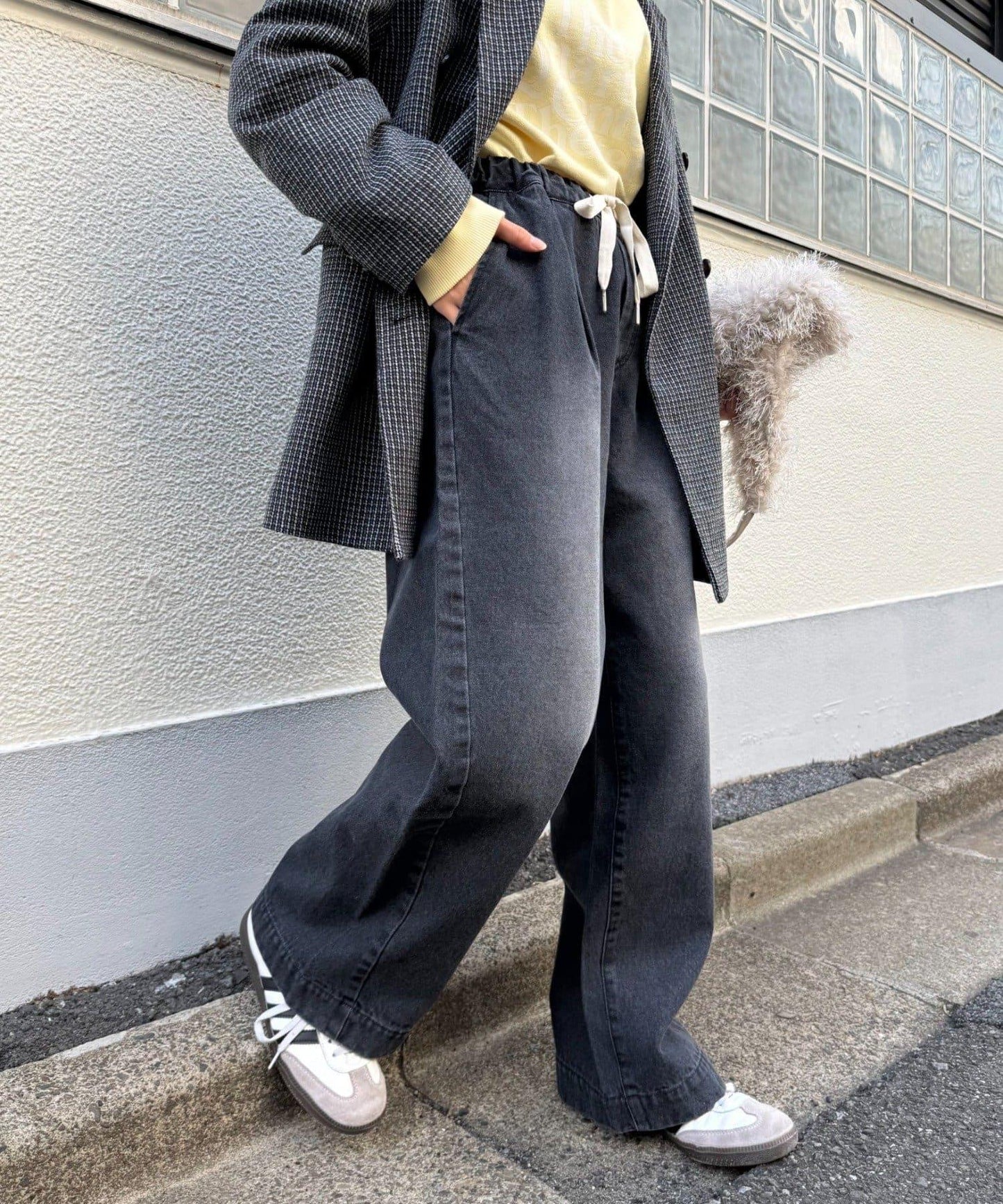 日常寬鬆牛仔褲