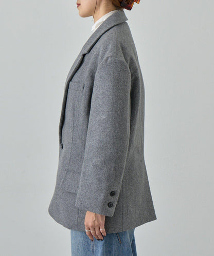 羊毛寬鬆西裝夾克