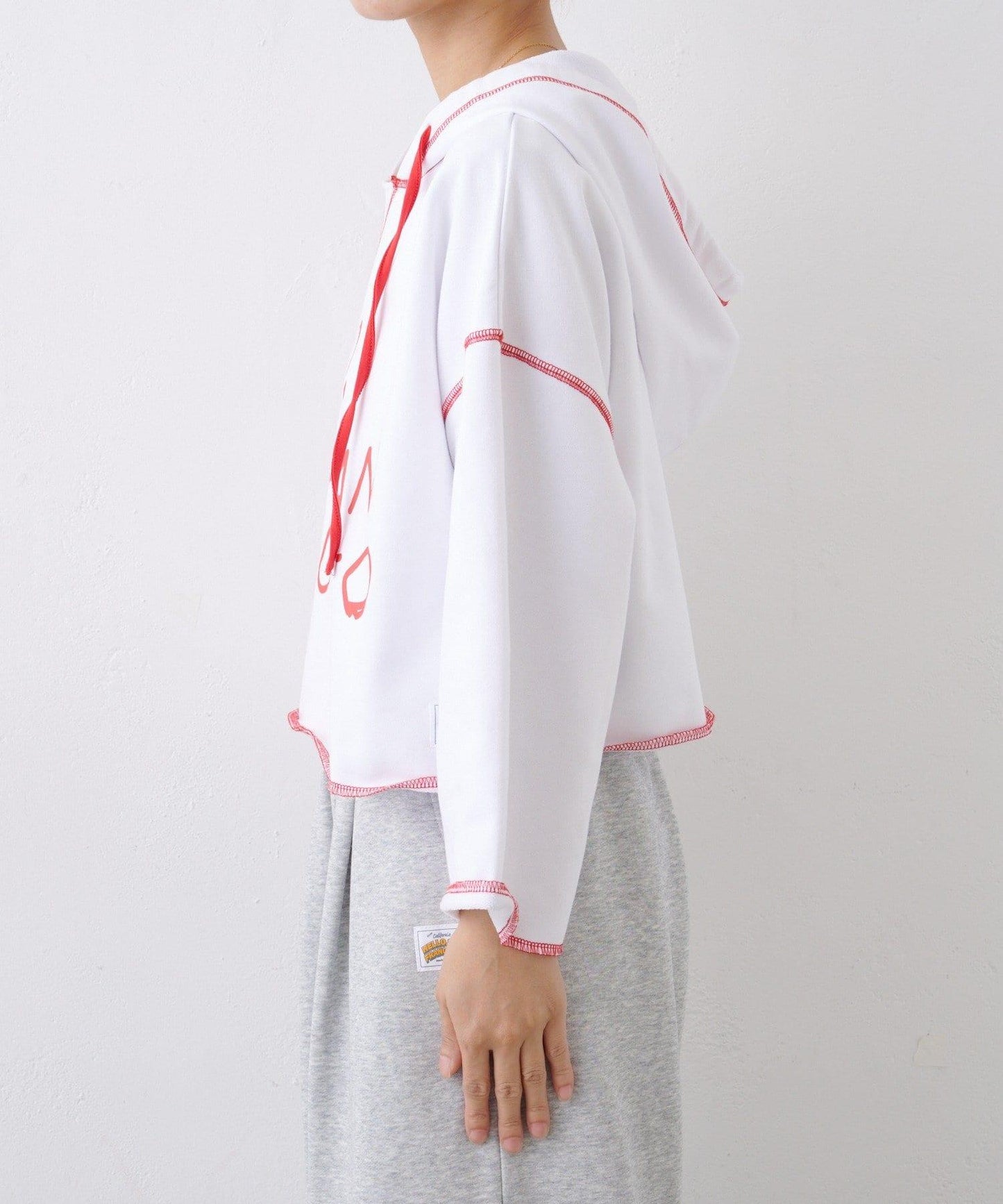 ★【HELLO.SANFRANCISCO/ハローサンフランシスコ】連帽印花衛衣