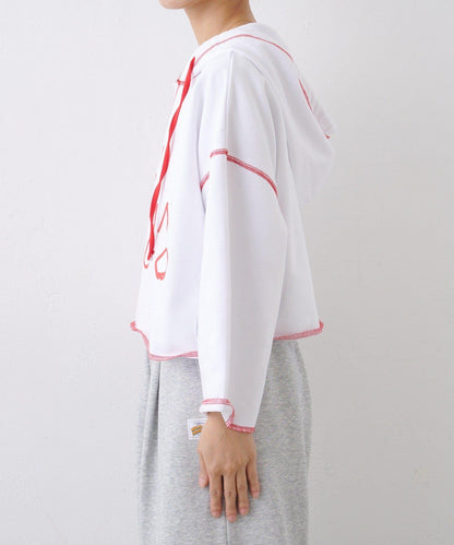 ★【HELLO.SANFRANCISCO/ハローサンフランシスコ】連帽印花衛衣