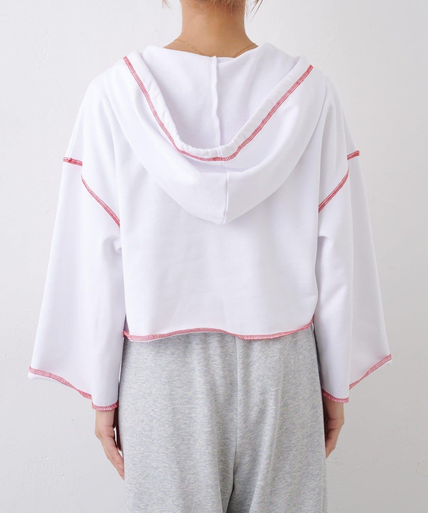 ★【HELLO.SANFRANCISCO/ハローサンフランシスコ】連帽印花衛衣