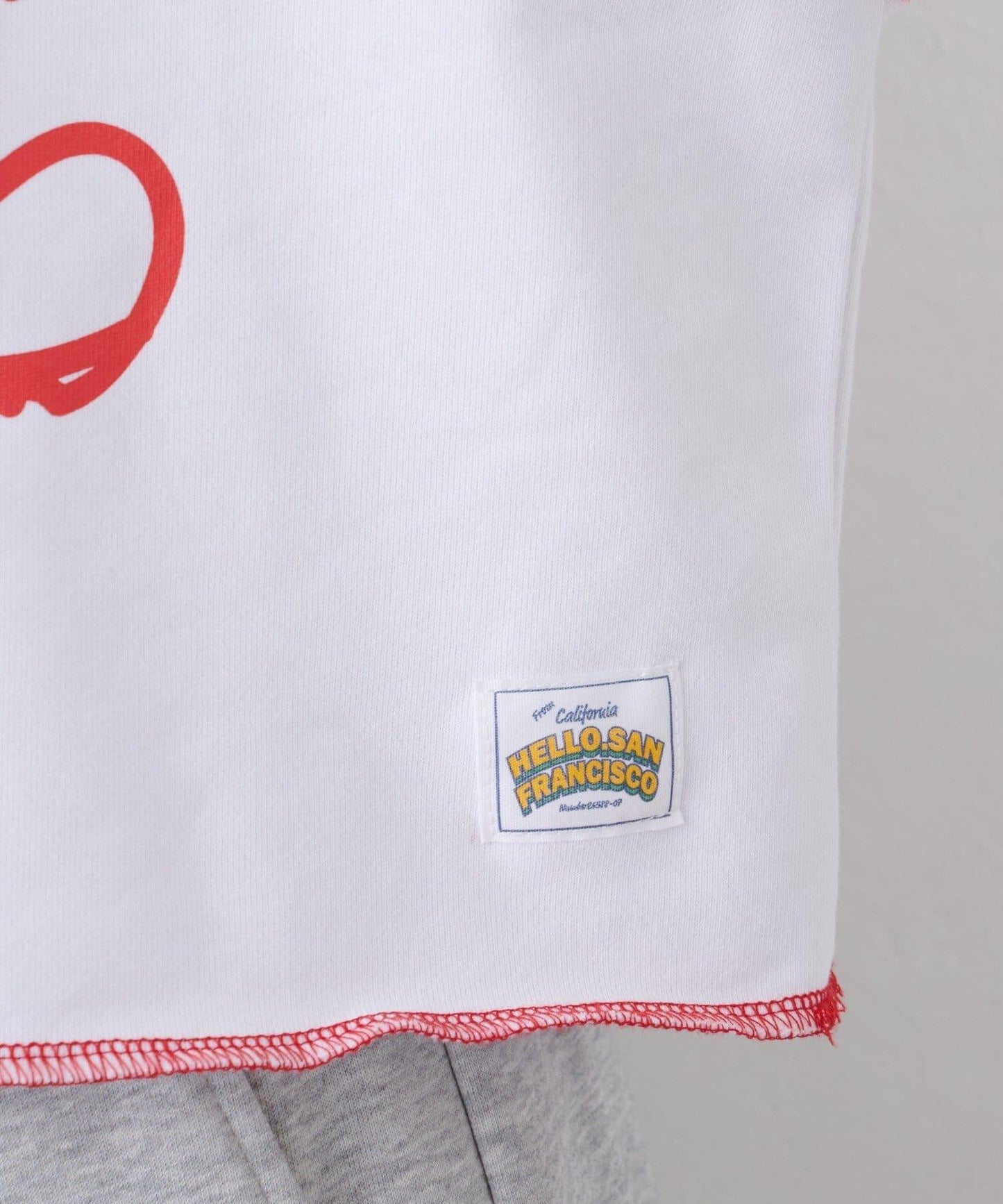 ★【HELLO.SANFRANCISCO/ハローサンフランシスコ】連帽印花衛衣