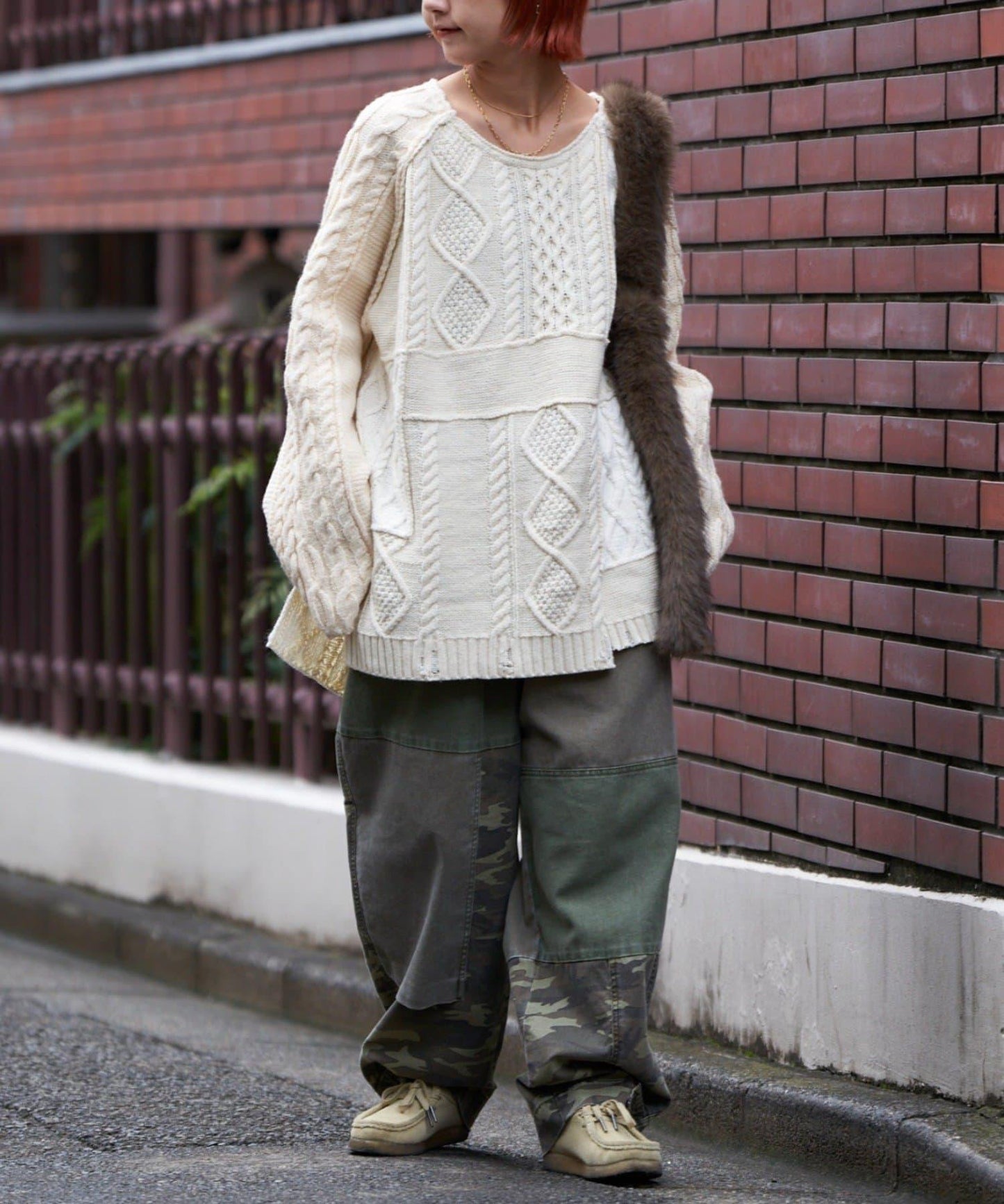 【etsinta/エシンタ】改良款寬鬆羊毛針織衫